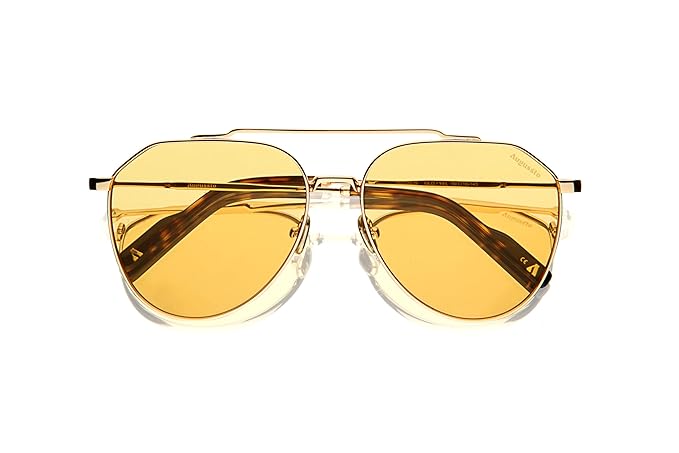 Augussto Magnus Aurum ⁄ Sunset | Metal Pilot Sunglasses - Augussto